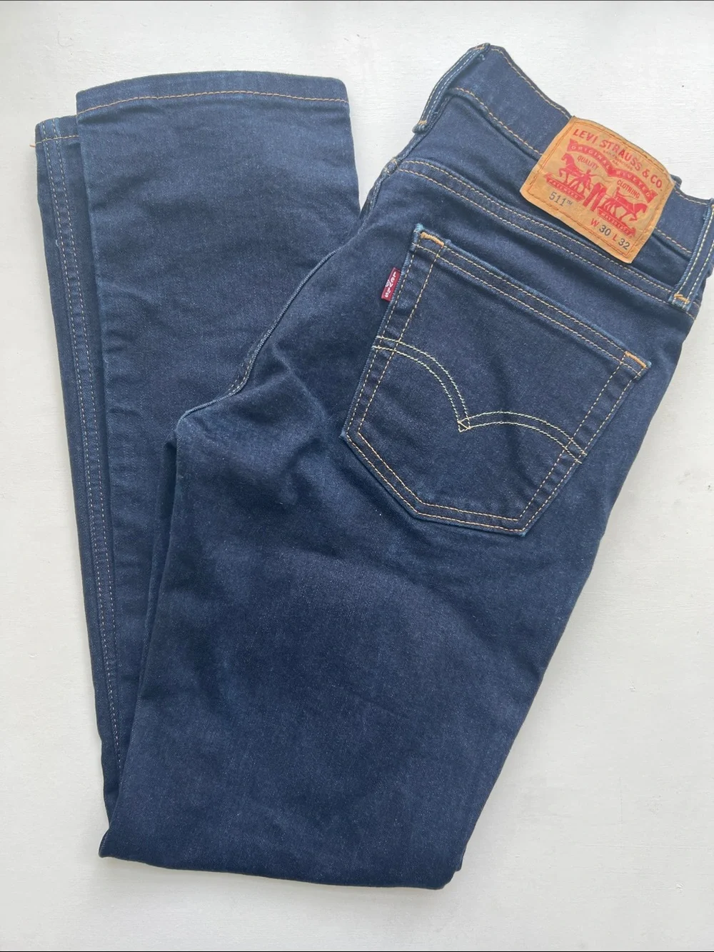 Levi's Dark Blue Slim Straight Men's Jeans